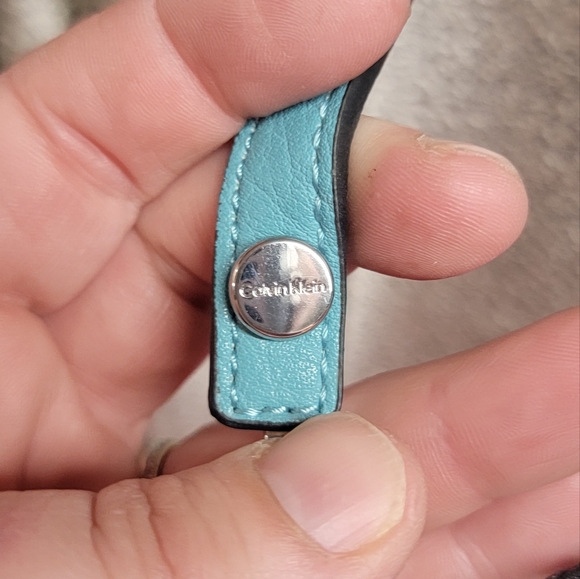 Calvin Klein Reyna Crossbody,Turquoise NWT - Picture 5 of 10